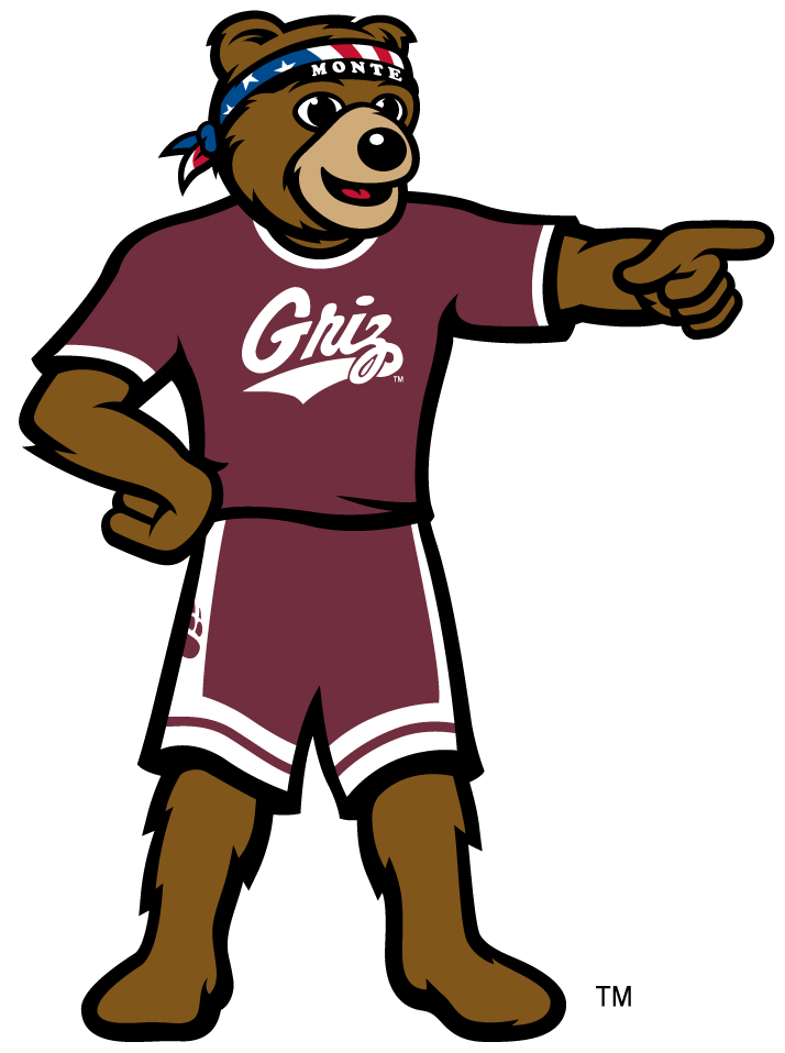 Montana Grizzlies 2010-Pres Mascot Logo v5 diy DTF decal sticker